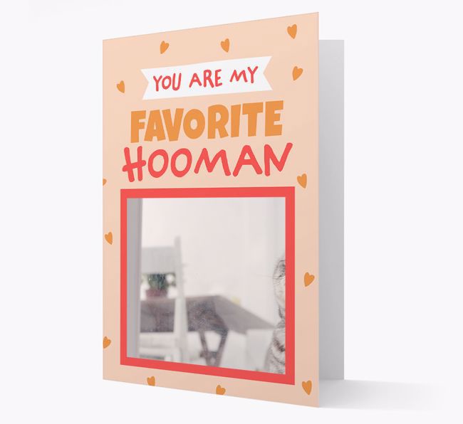 'Favorite Hooman' - {breedCommonName} Photo Upload Card