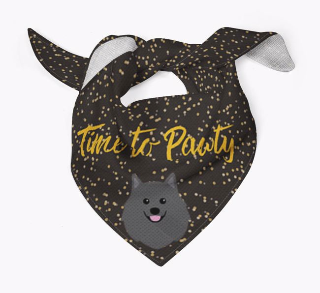 'Time to Pawty' {breedCommonName} Bandana