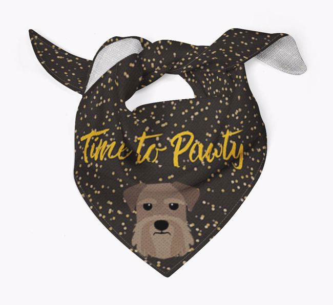 'Time to Pawty' {breedCommonName} Bandana