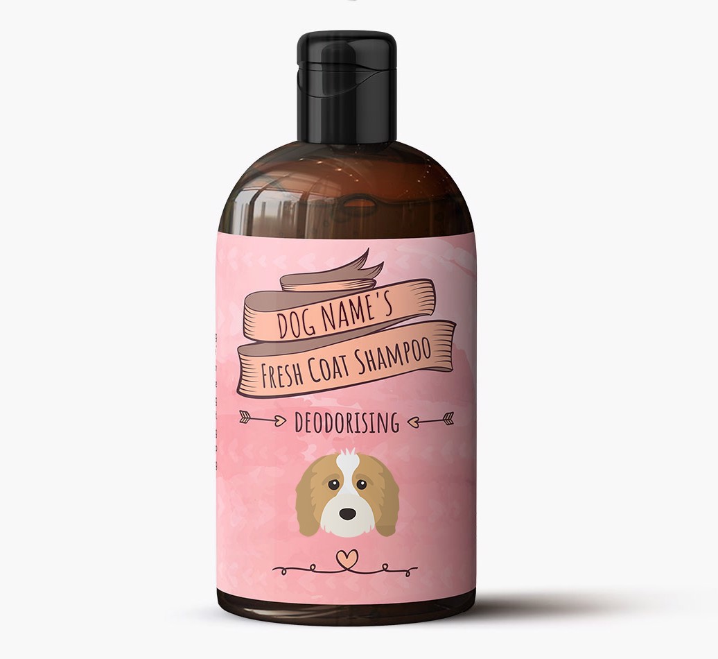'Fresh Coat' - Personalised {breedFullName} Shampoo - Full bottle