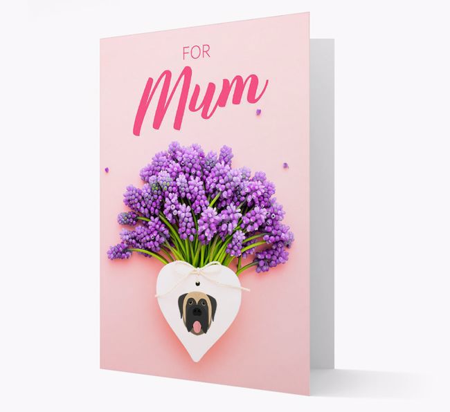 Lavender Heart - Personalised {breedFullName} Card