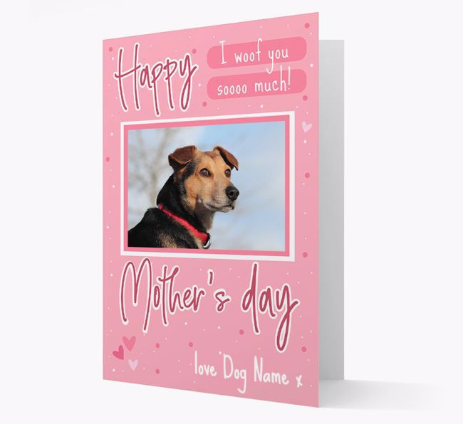 Spercy Funny Dog Mothers Day Card, Hilarious Mother's Day Card for Dog Mom,  Mothers Day Gift for Dog Owner, You Worked Hard And Raised Me Well