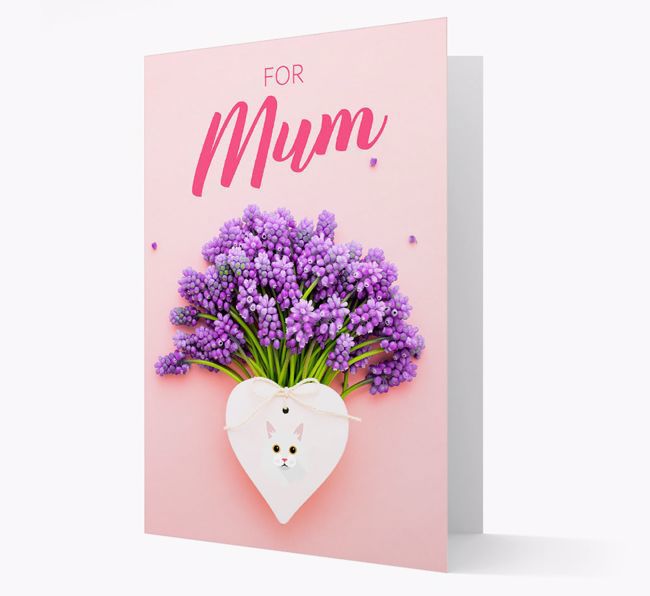 Lavender Heart - Personalised {breedCommonName} Card