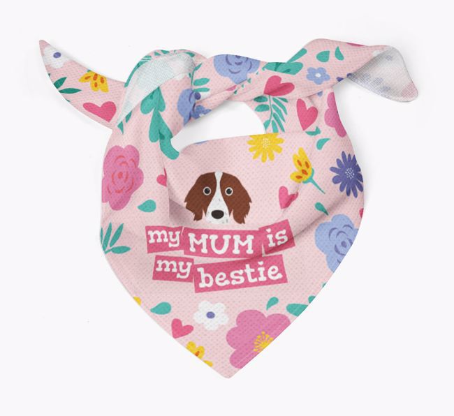 'Mum is my bestie' - Personalised {breedFullName} Bandana