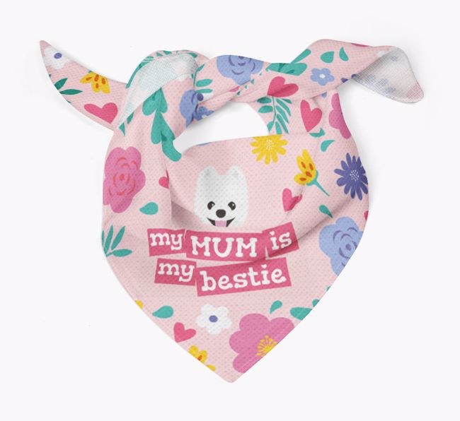 'Mum is my bestie' - Personalised {breedFullName} Bandana