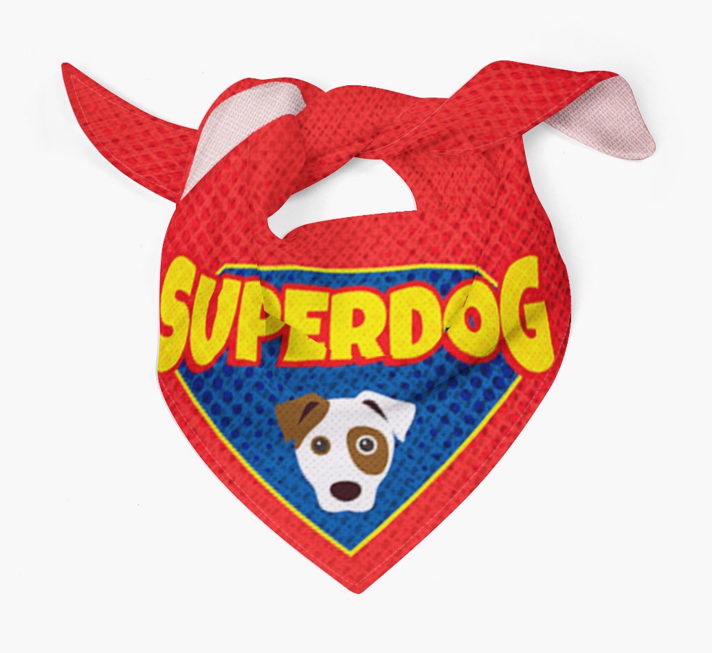 'Super Dog' - Personalized {breedFullName} Bandana
