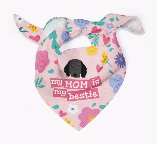 'Mom is my bestie' - Personalized {breedFullName} Bandana