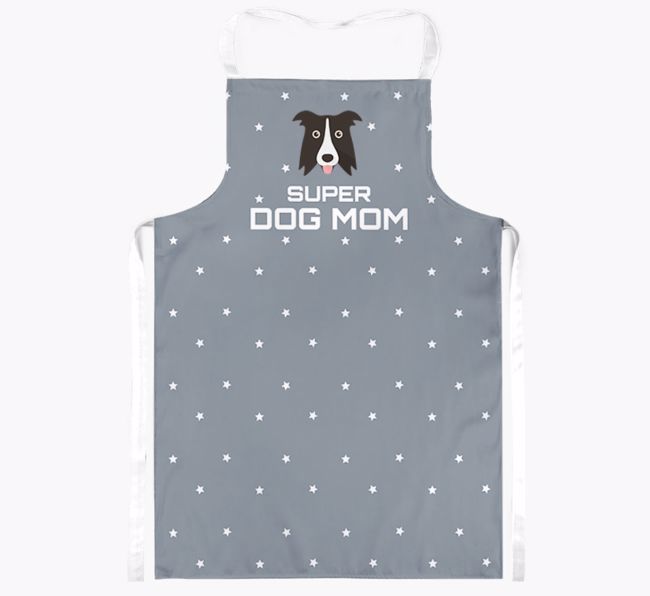 'Super Dog Mom' - Personalized {breedFullName} Apron