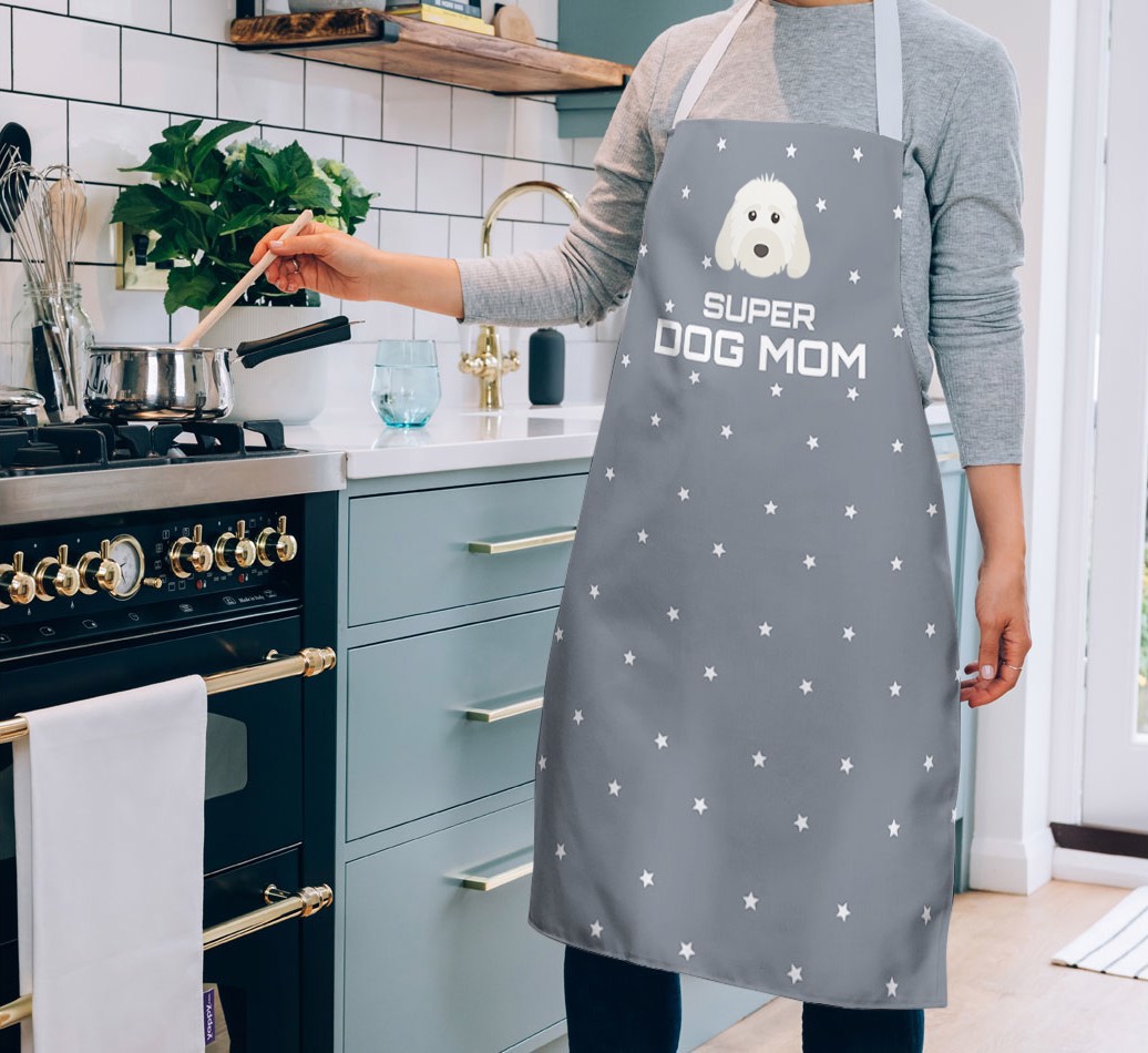 Super Dog Mom: Personalized {breedFullName} Apron