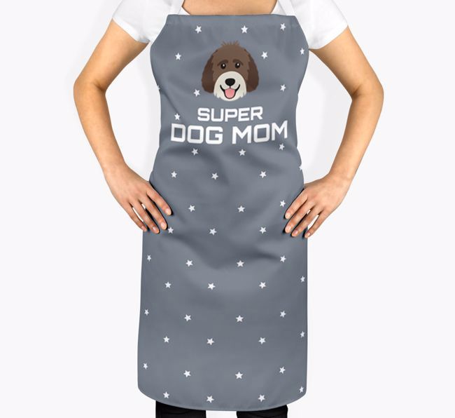 Super Dog Mom: Personalized {breedFullName} Apron