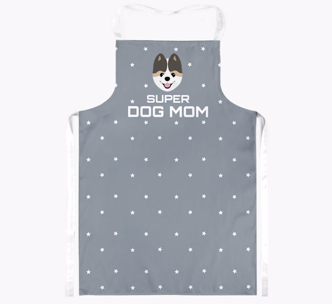 'Super Dog Mom' - Personalized {breedFullName} Apron