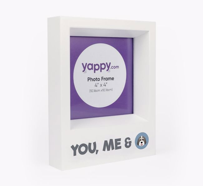 'You, Me and Dog' - Personalised {breedFullName} Photo Frame