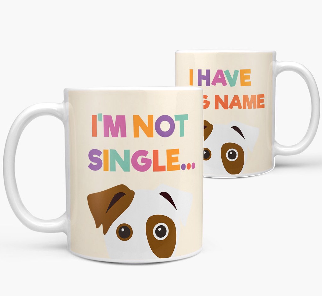 'I'm Not Single' Mug both views