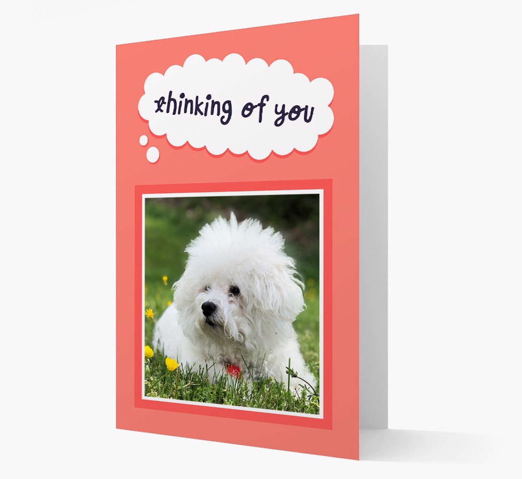 'Thinking of You' - Personalised {breedFullName} Card - Front
