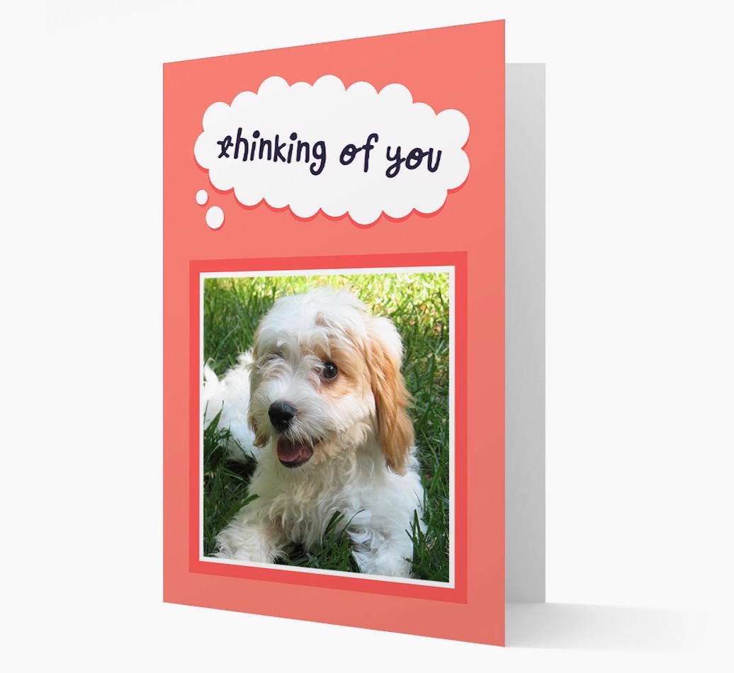 'Thinking of You' - Personalized {breedFullName} Card - Front