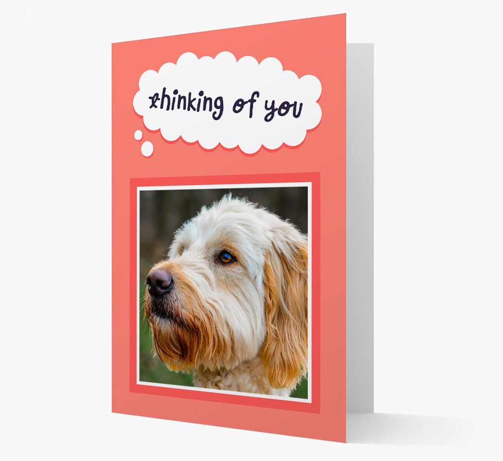 'Thinking of You' - Personalized {breedFullName} Card - Front