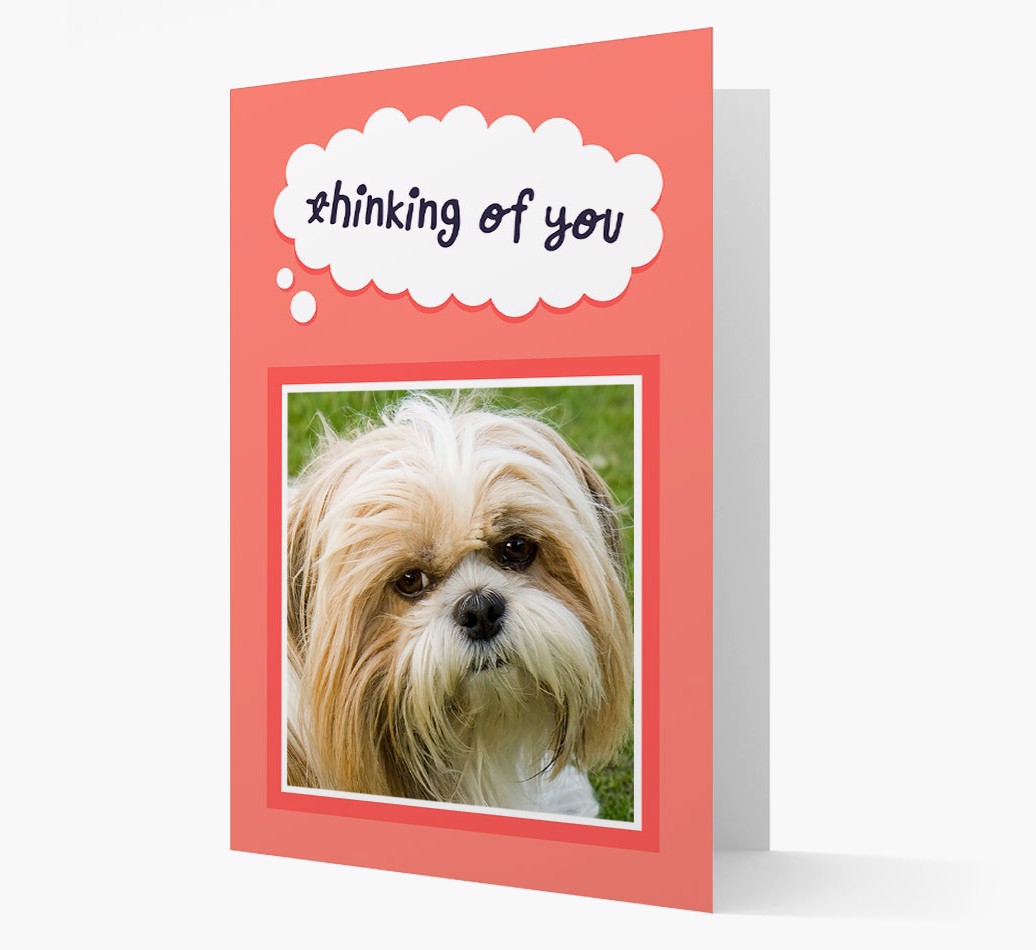 'Thinking of You' - Personalised {breedFullName} Card - Front