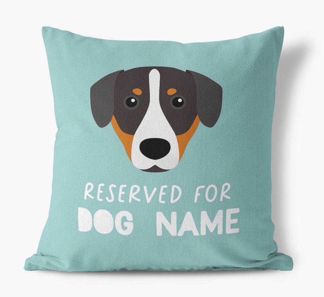 Reserved for: Personalized {breedFullName} Pillow - front view