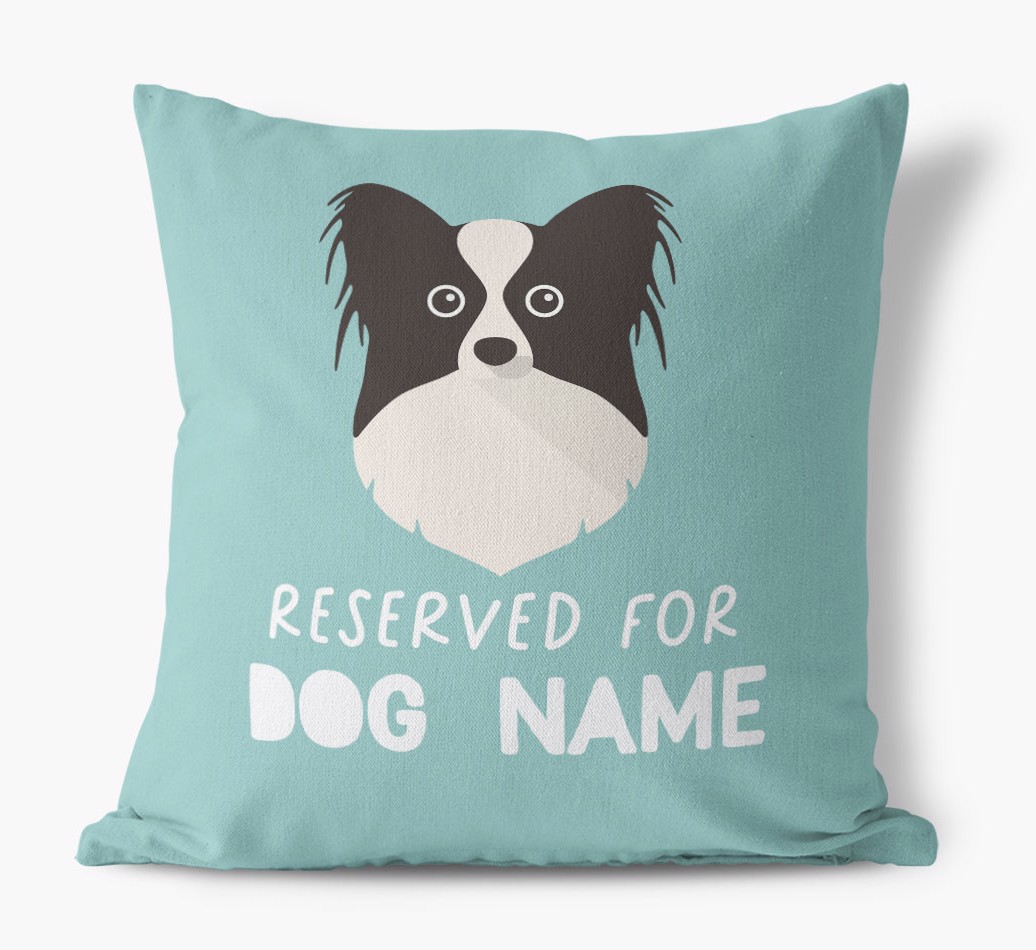 Reserved for: Personalized {breedFullName} Pillow - front view