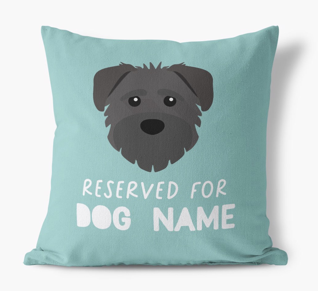 Reserved for: Personalised {breedFullName} Cushion - front view
