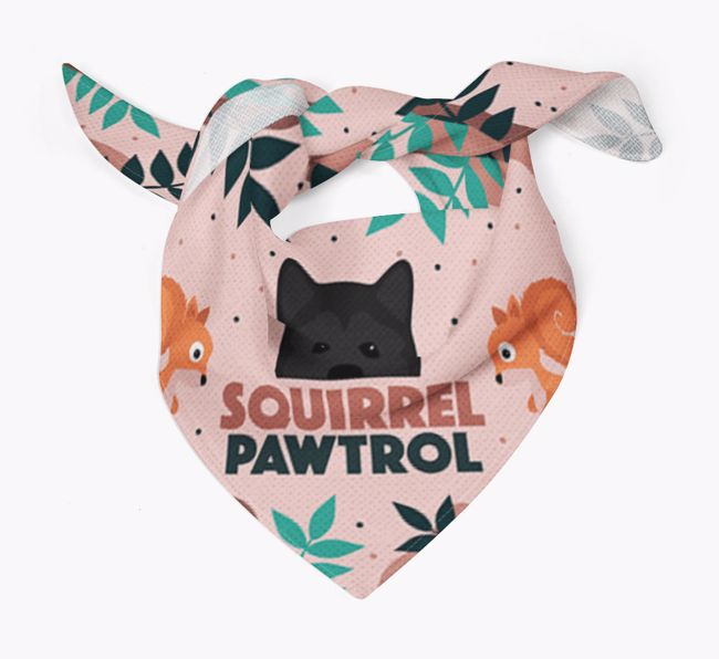 'Squirrel Pawtrol' - Personalized {breedFullName} Bandana