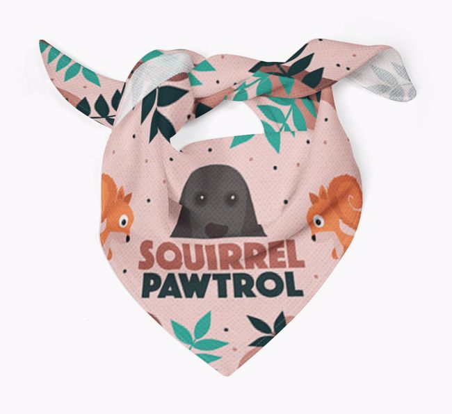 'Squirrel Pawtrol' - Personalized {breedFullName} Bandana