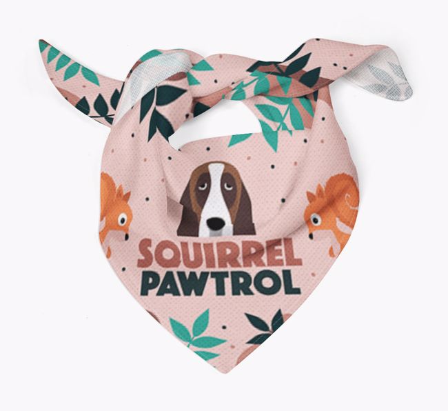 'Squirrel Pawtrol' - Personalized {breedFullName} Bandana