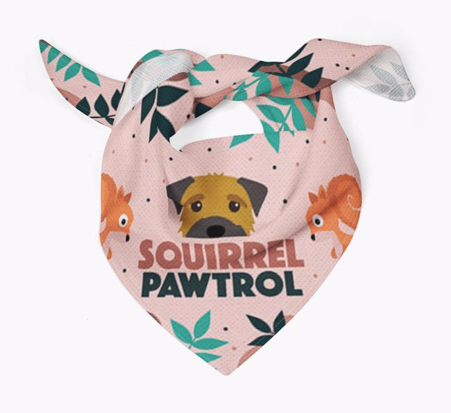 'Squirrel Pawtrol' - Personalised {breedFullName} Bandana