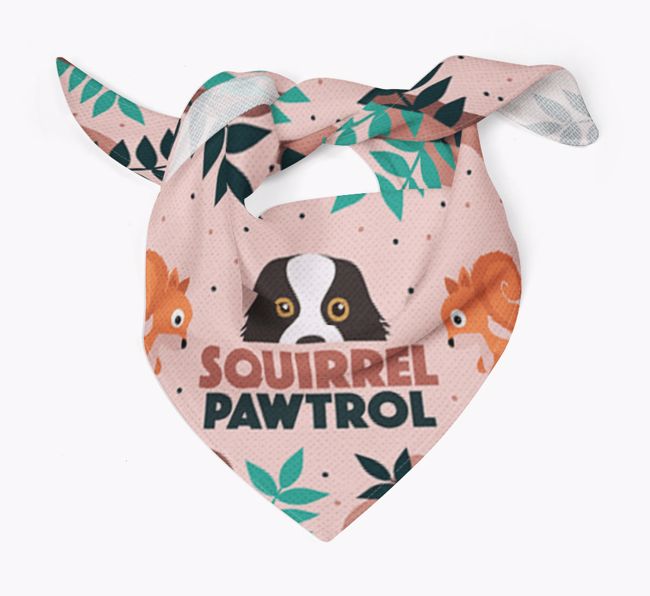 'Squirrel Pawtrol' - Personalized {breedFullName} Bandana