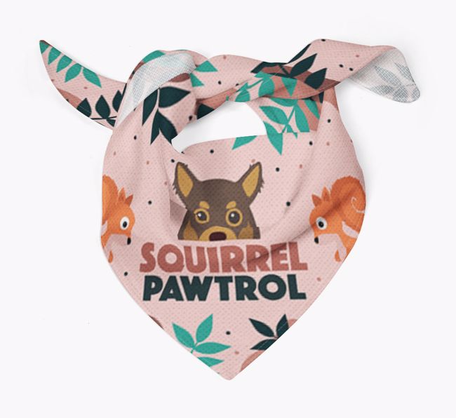 'Squirrel Pawtrol' - Personalized {breedFullName} Bandana