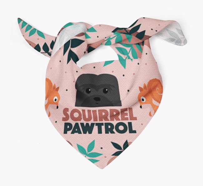 'Squirrel Pawtrol' - Personalized {breedFullName} Bandana