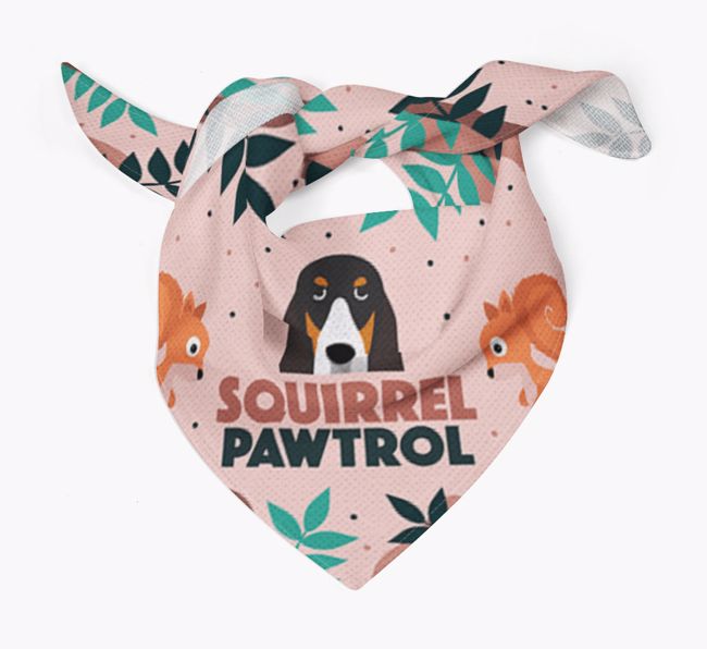 'Squirrel Pawtrol' - Personalized {breedFullName} Bandana