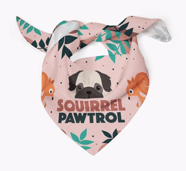 'Squirrel Pawtrol' - Personalised {breedFullName} Bandana