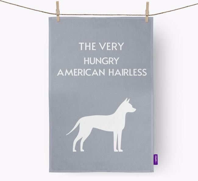 'The Very Hungry...' - Personalized {breedFullName} Dish Towel