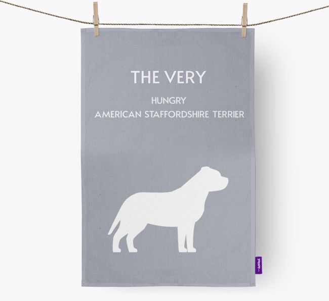 'The Very Hungry...' - Personalized {breedFullName} Dish Towel