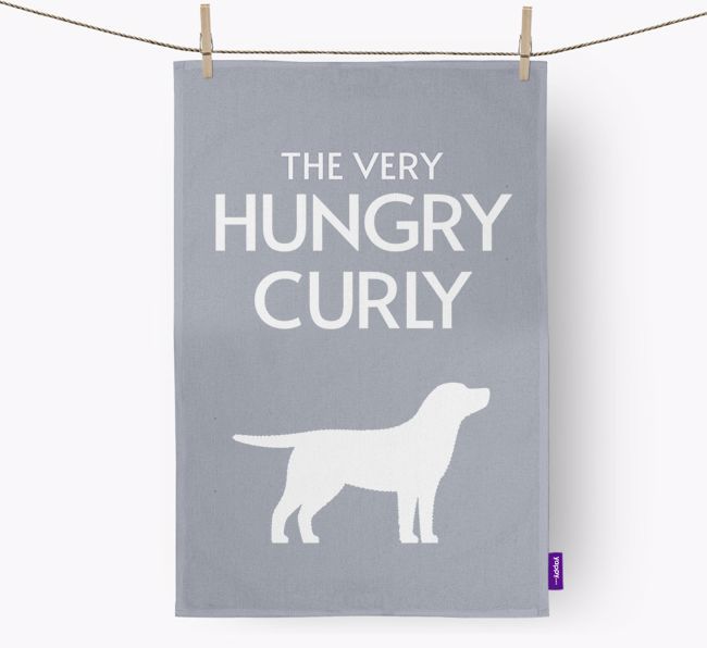 'The Very Hungry...' - Personalized {breedFullName} Dish Towel