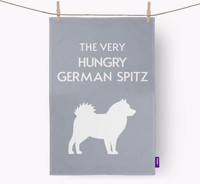 'The Very Hungry...' - Personalised {breedFullName} Tea Towel