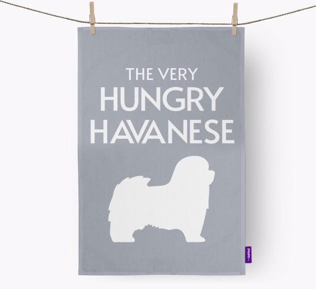 'The Very Hungry...' - Personalized {breedFullName} Dish Towel