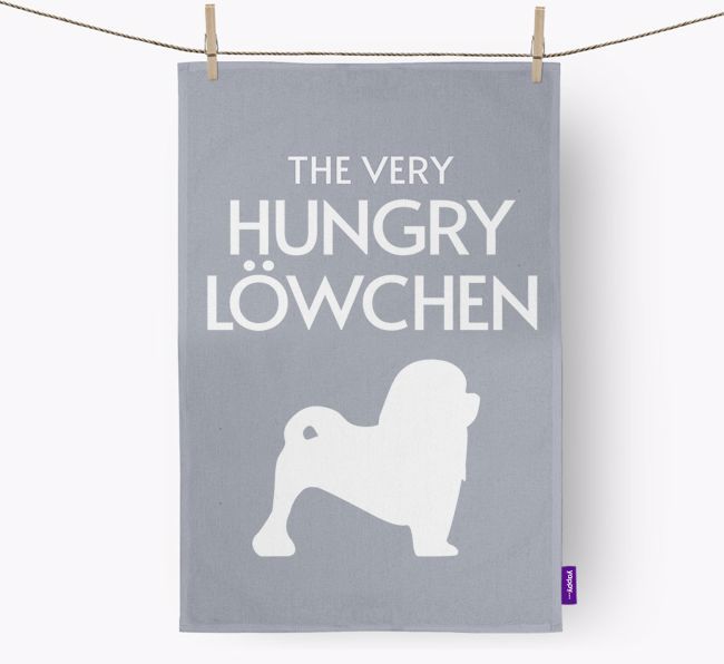 'The Very Hungry...' - Personalized {breedFullName} Dish Towel