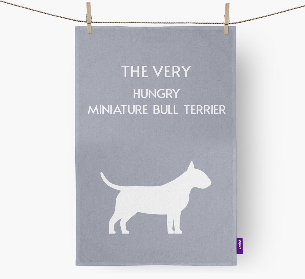 'The Very Hungry...' - Personalised {breedFullName} Tea Towel