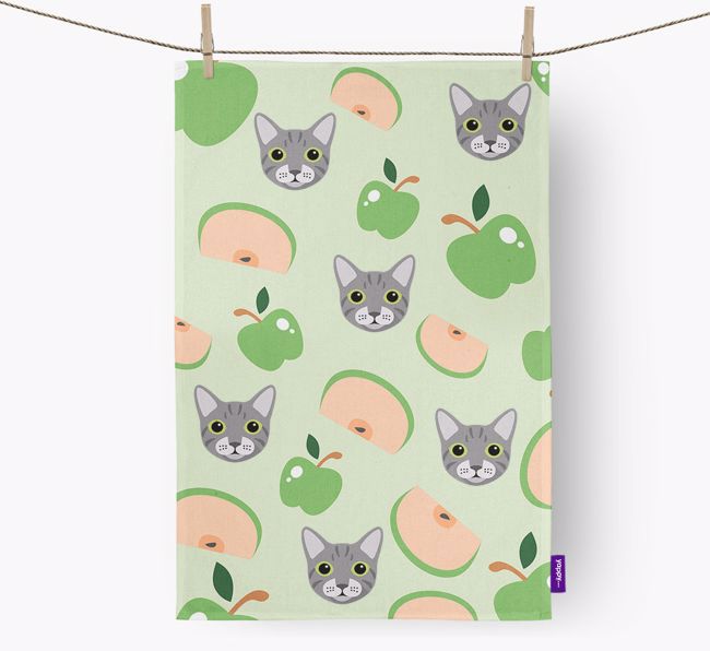 'Fruit Pattern' - Personalized {breedFullName} Dish Towel