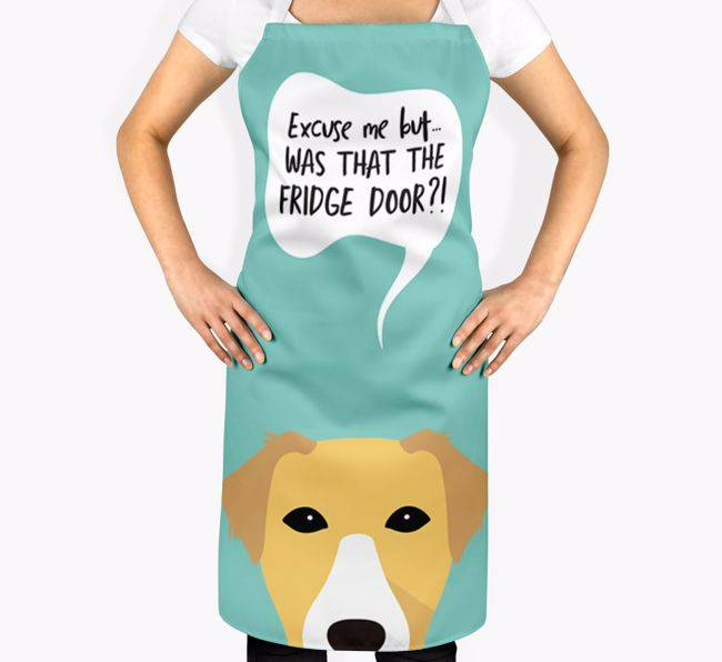 Was That The Fridge Door: Personalized {breedFullName} Apron