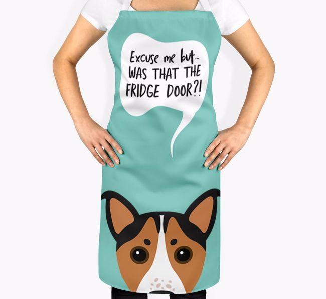 Was That The Fridge Door: Personalised {breedFullName} Apron