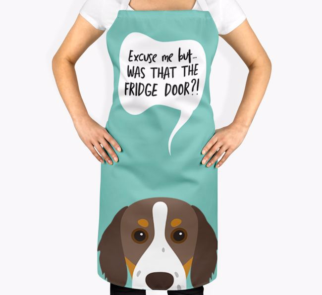 Was That The Fridge Door: Personalized {breedFullName} Apron