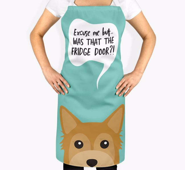 Was That The Fridge Door: Personalized {breedFullName} Apron