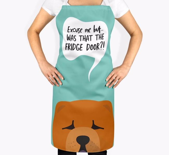 Was That The Fridge Door: Personalized {breedFullName} Apron