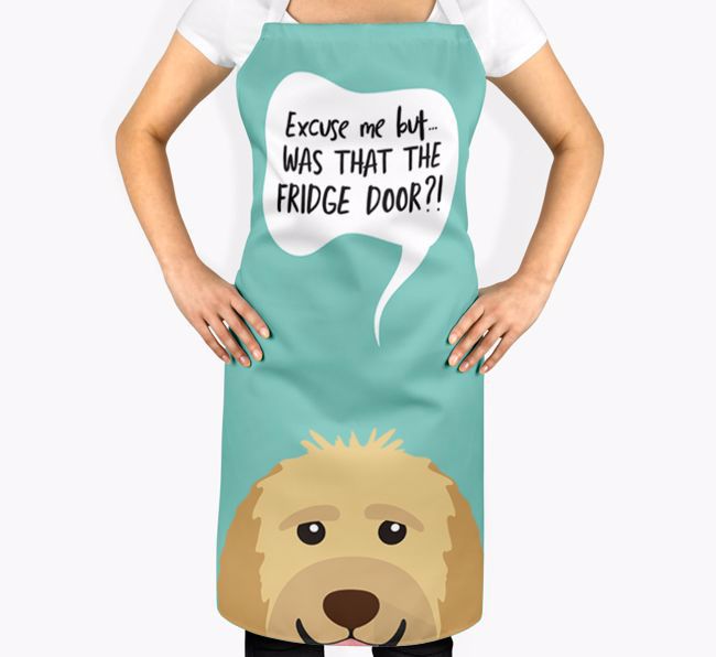 Was That The Fridge Door: Personalized {breedFullName} Apron