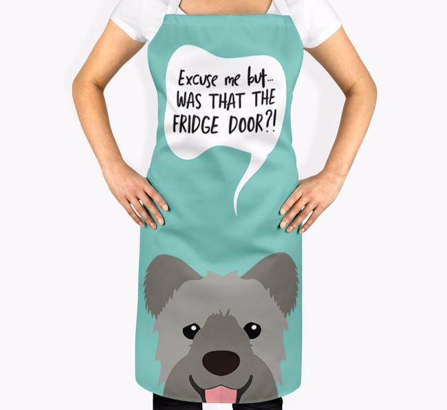 Was That The Fridge Door: Personalized {breedFullName} Apron