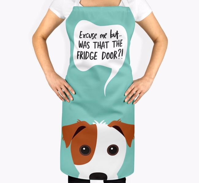 Was That The Fridge Door: Personalized {breedFullName} Apron