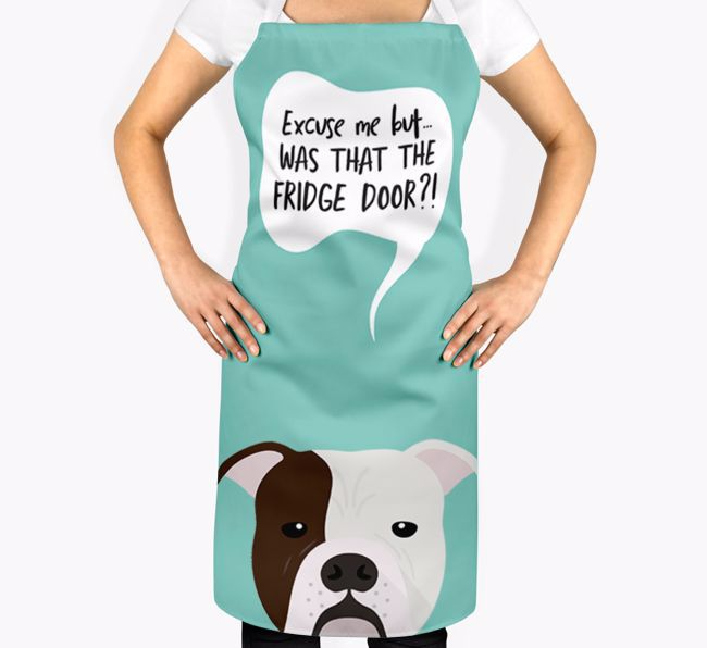 Was That The Fridge Door: Personalised {breedFullName} Apron